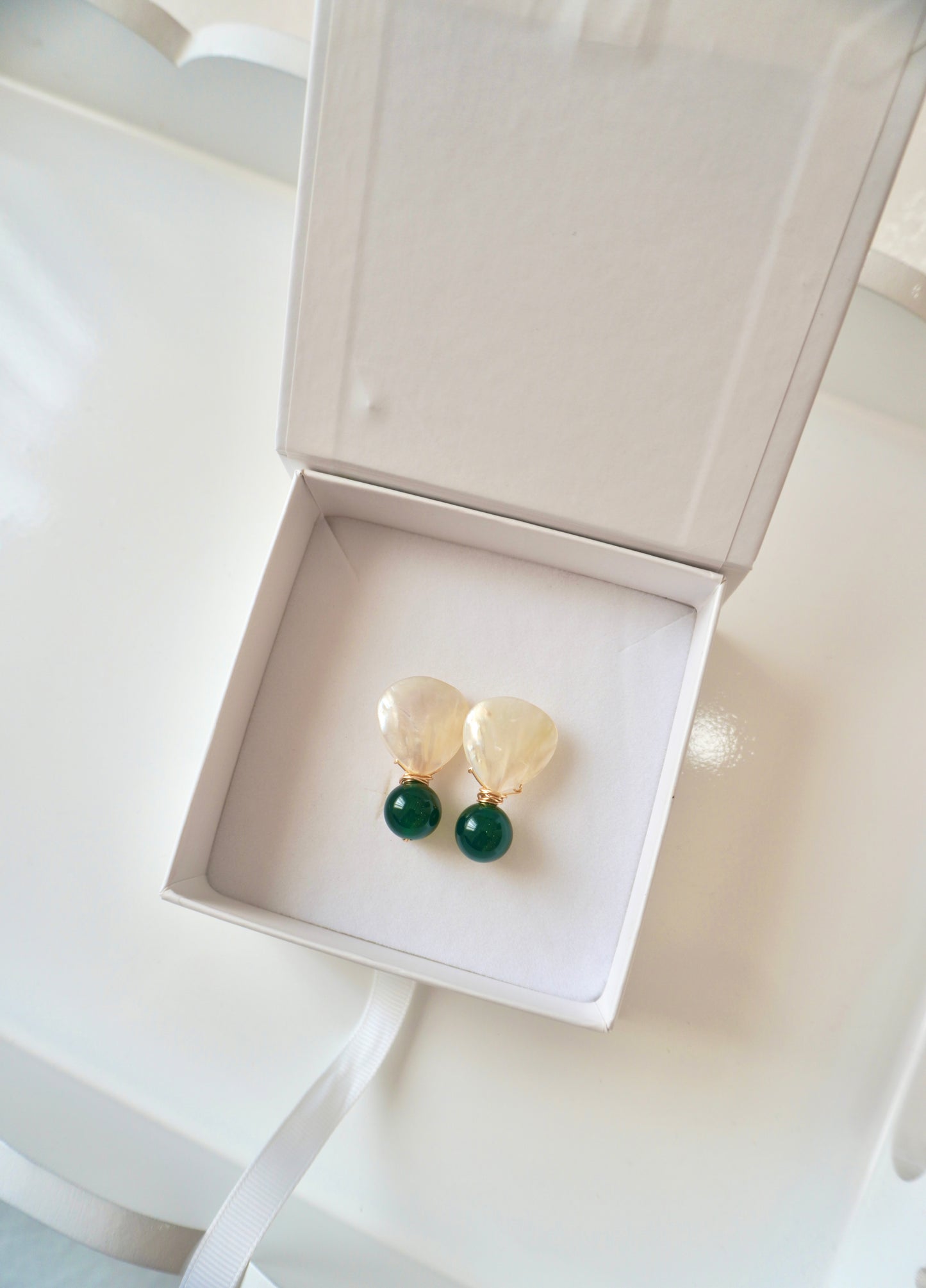 Georgia Pearl Teardrop • Green