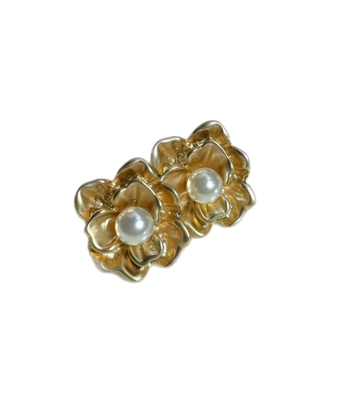 Samantha Gold Flower Studs