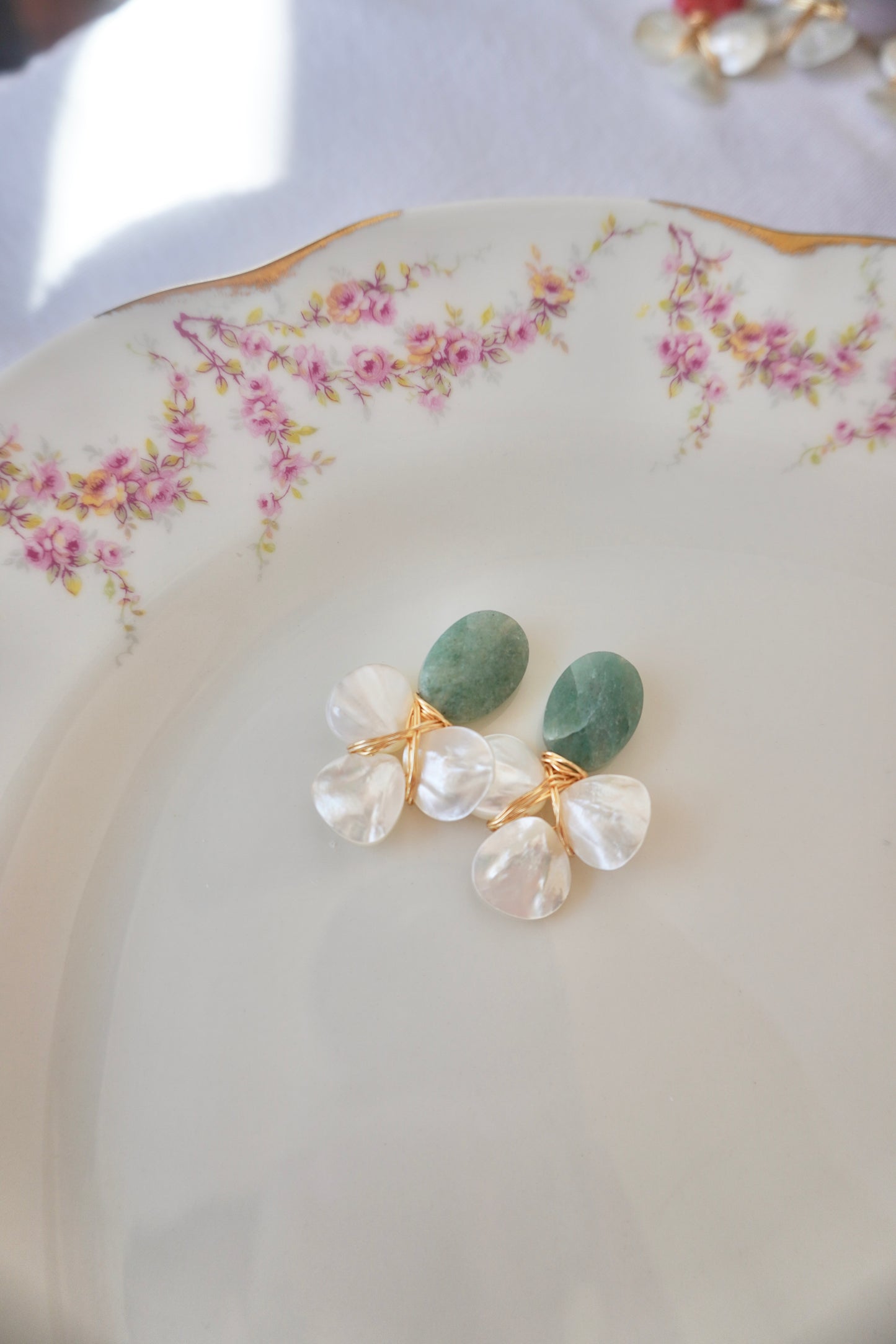 Callie Clover Leafs • Sage Green