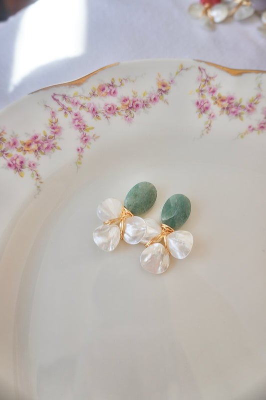 Callie Clover Leafs • Sage Green