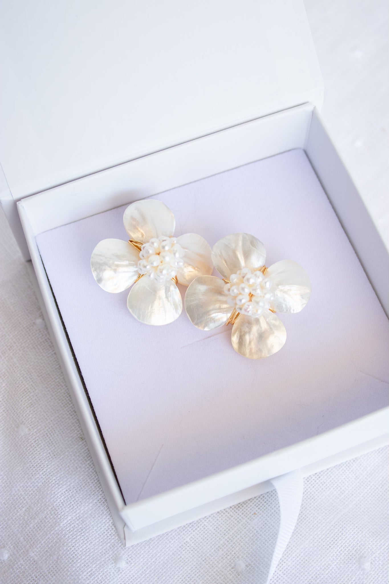 Mary Katherine Pearl Cluster Stud