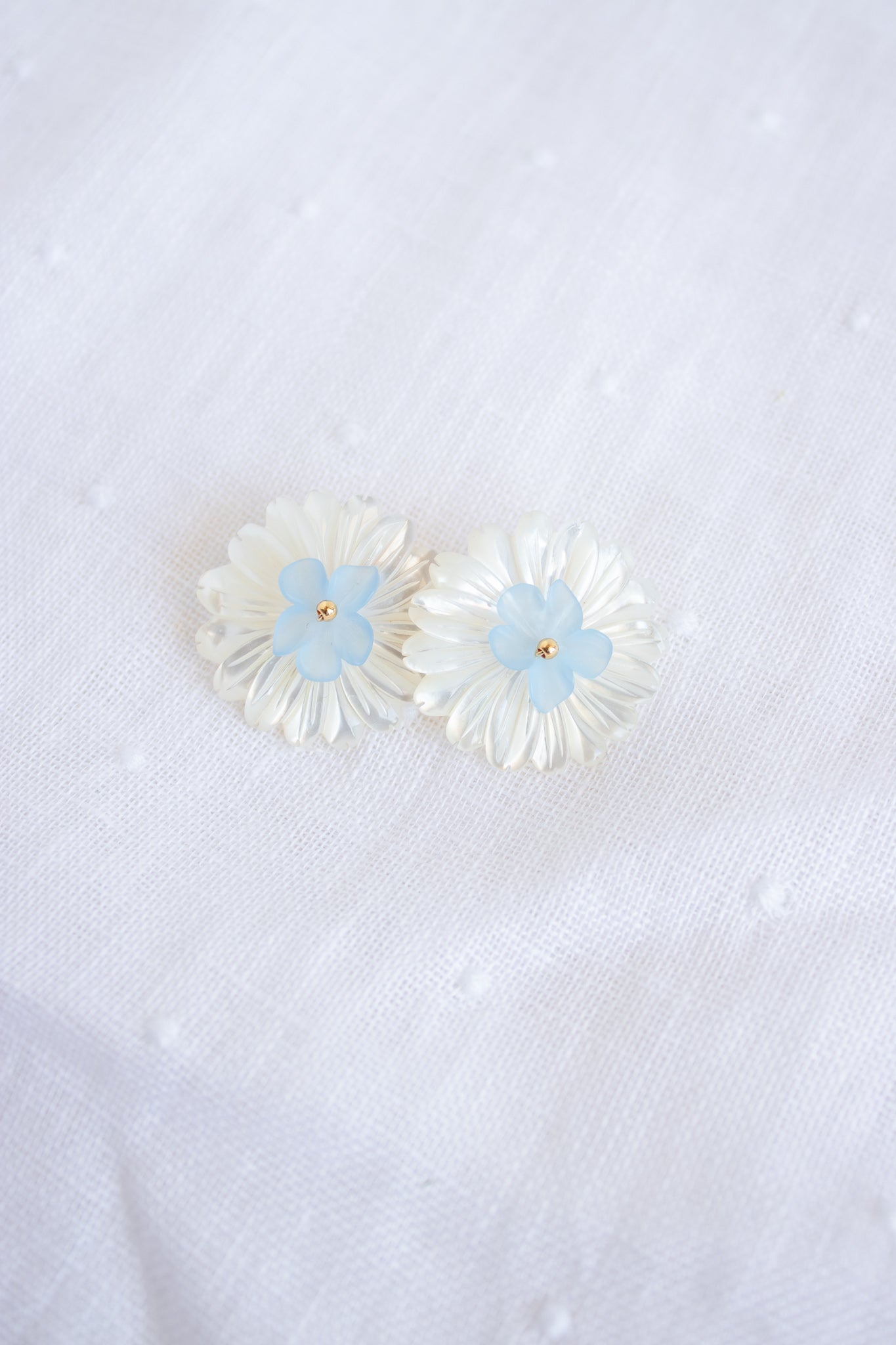 Flower Shell Stud Designs VII