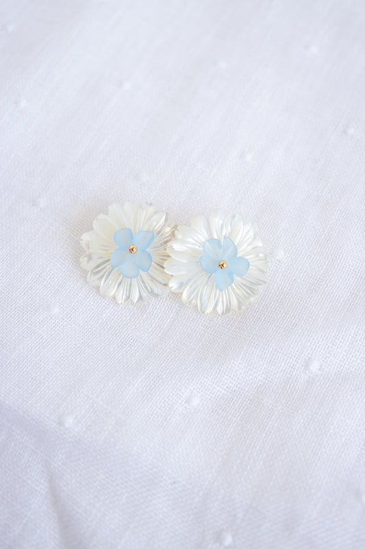 Flower Shell Stud Designs VII