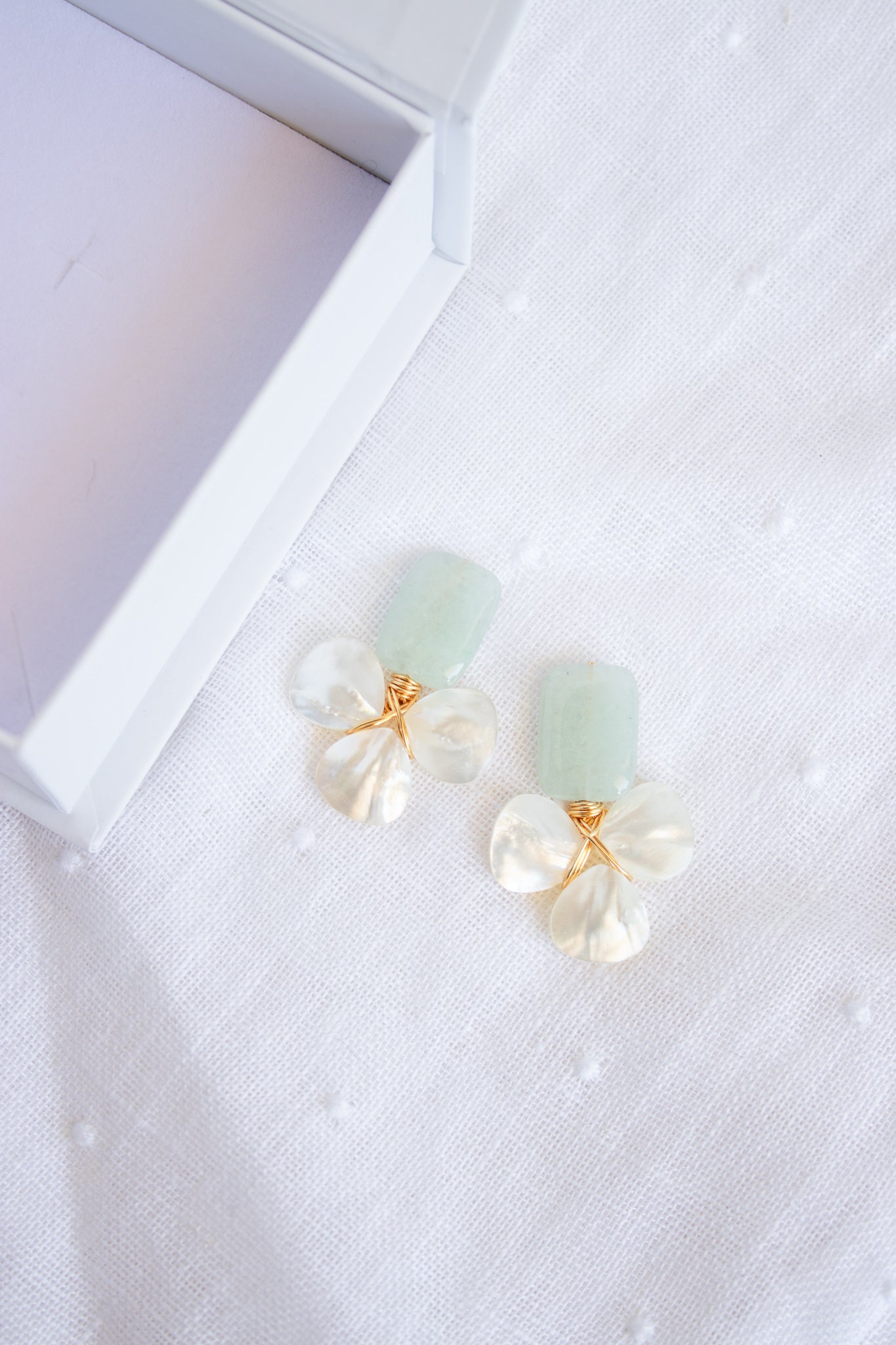 Light Green Quartz Clover Leaf | One of A Kind