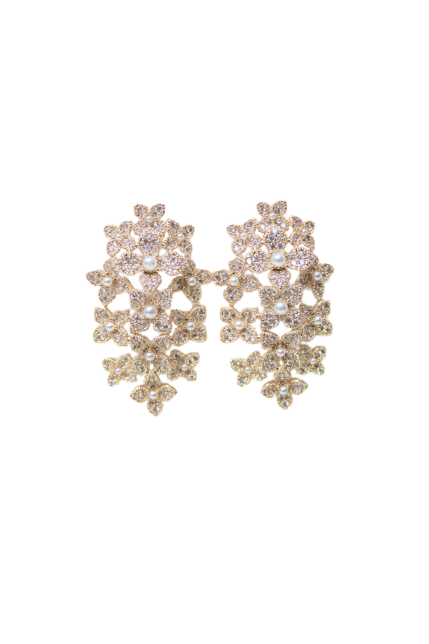 Katie Floral Cluster Studs