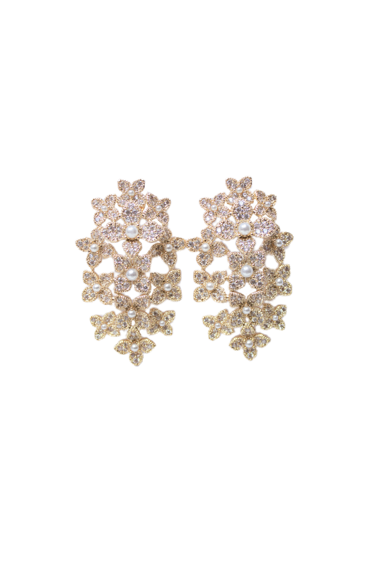 Katie Floral Cluster Studs