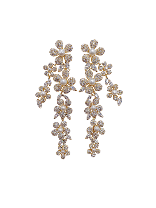 Garden Party Floral Dangles