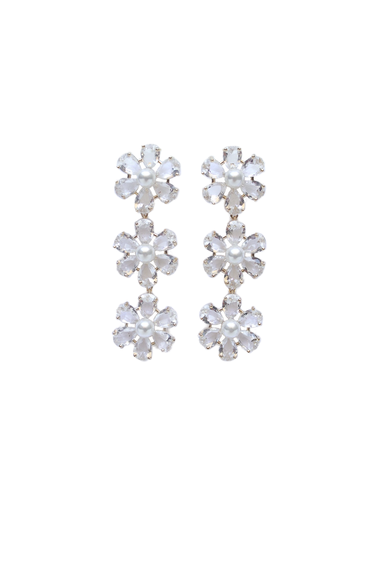 Audrey Three-Floral Drop