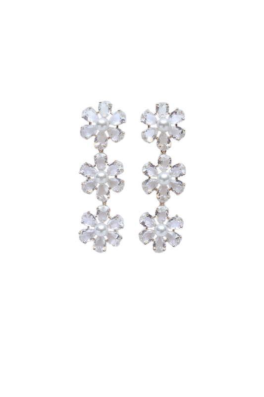 Audrey Three-Floral Drop