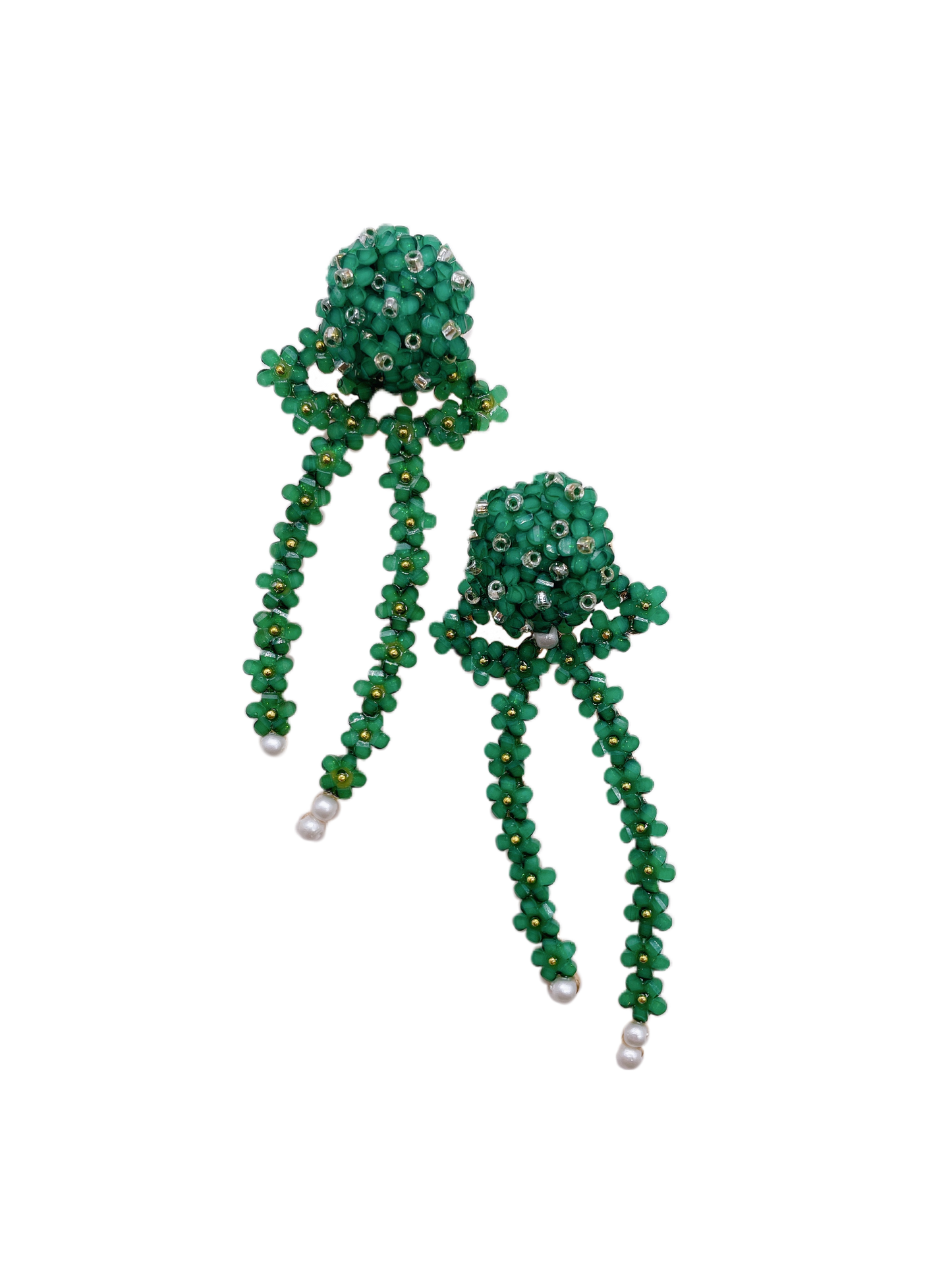 Hydrangea Floral Bow • Green