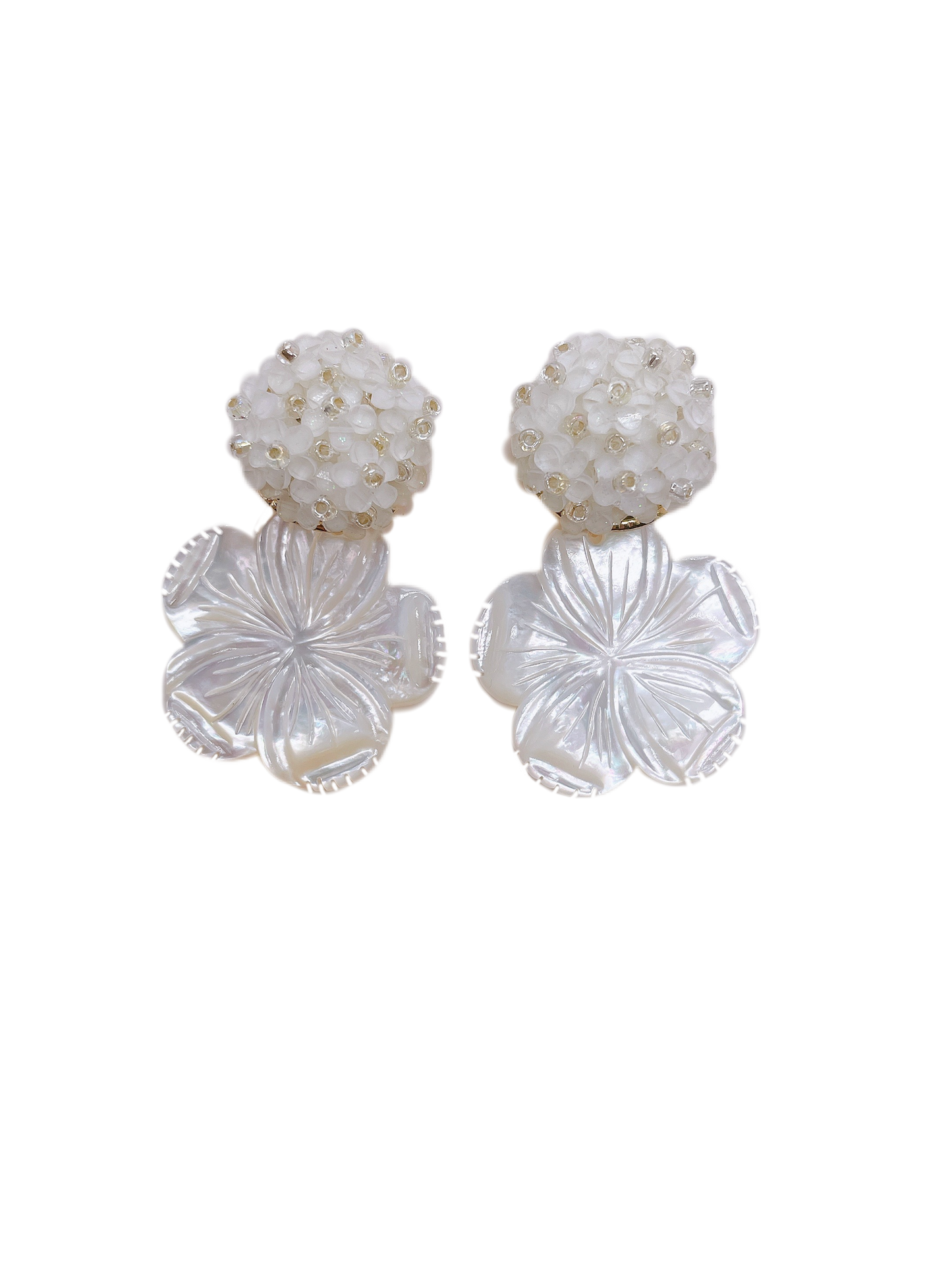 Hydrangea Cluster Floral Dangles