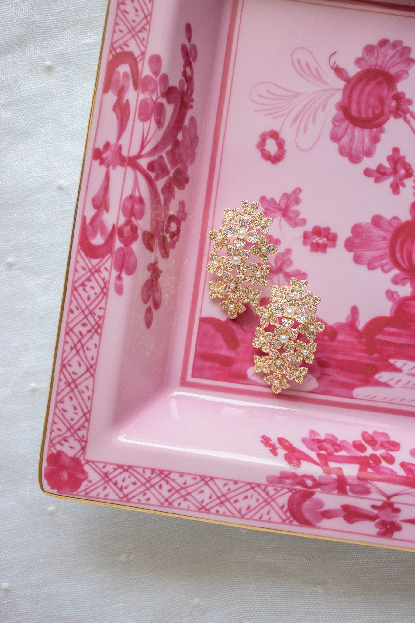 Katie Floral Cluster Studs