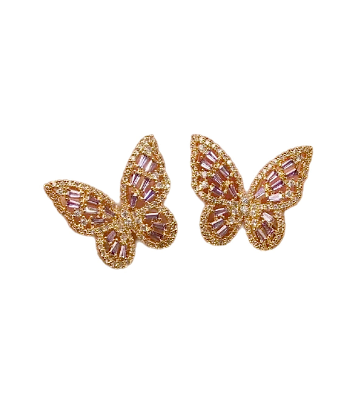 Bridget Butterfly Studs • Lavender