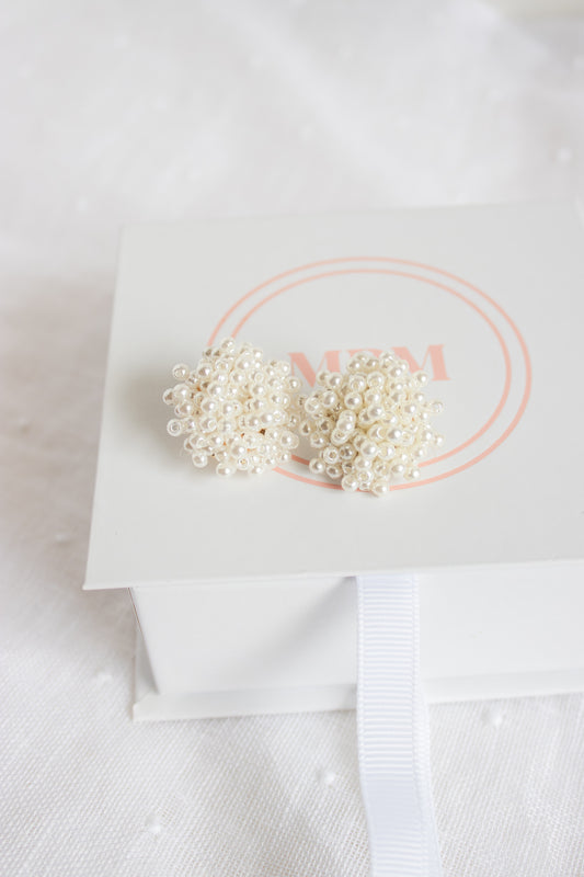 Pearl Cluster Studs