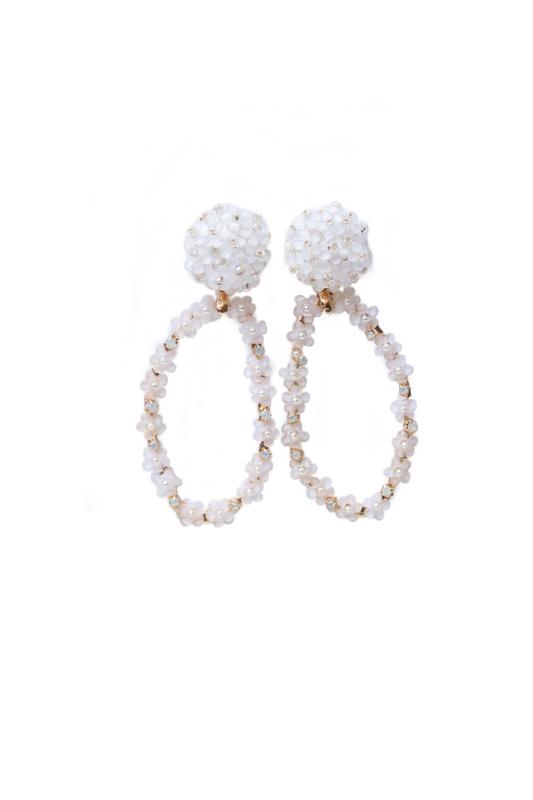 Hydrangea White Cluster Dangle