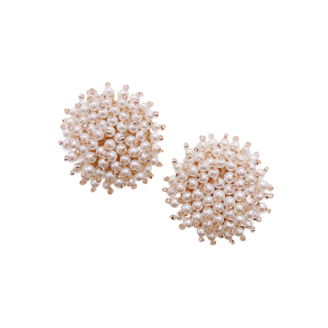 Sophie Pearl Cluster Studs • Large